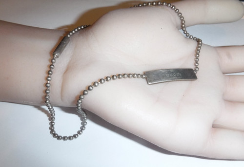 Vintage gucci tag choker - tag,
